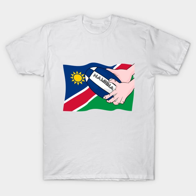 Rugby Namibia T-Shirt by mailboxdisco